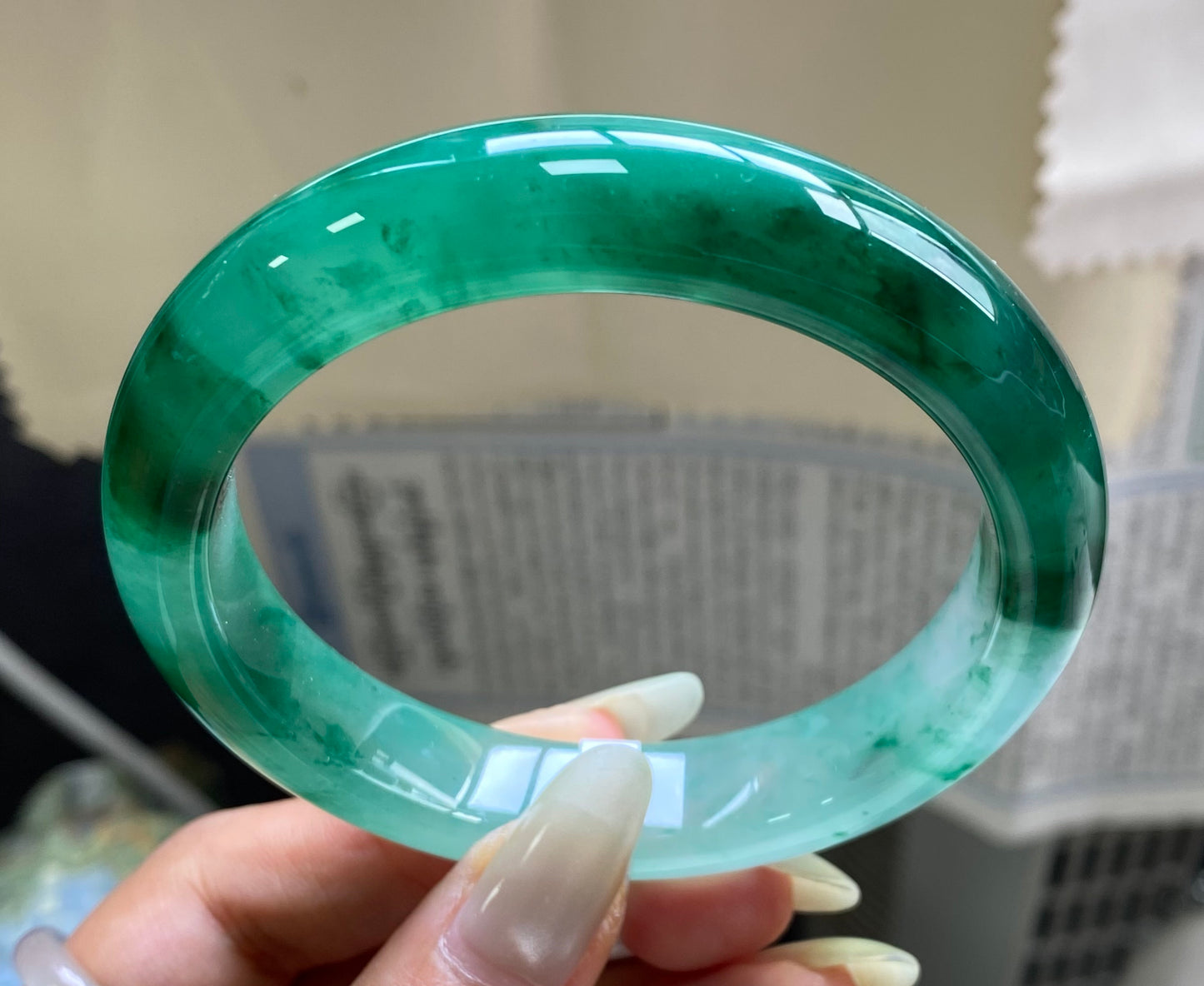 Jade - Bracelet Jonc en Jade