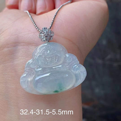 Jade - Pendentif Jade Bouddha –  Or 18K