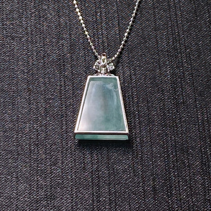 Jade - Pendentif Wu Shi Pai de Qualité Glace