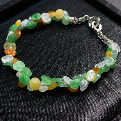 Jade - Bracelet Multi-Jade chips