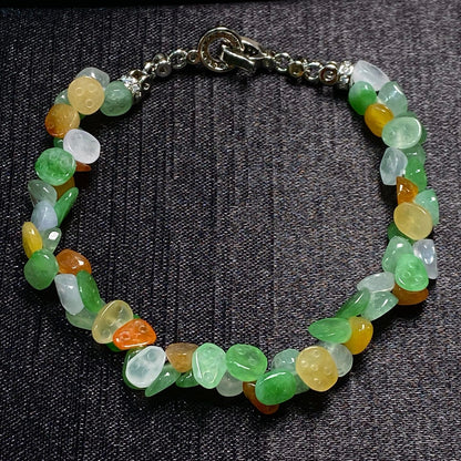 Jade - Bracelet Multi-Jade chips