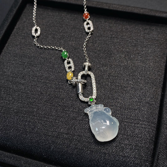 Jade - Pendentif Porte-Monnaie Glacé